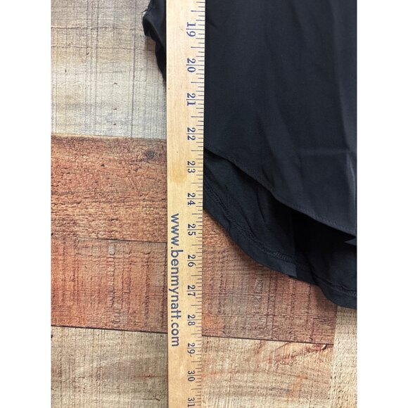 Loft Womens Black Short Sleeve Top M - Picture 4 of 6